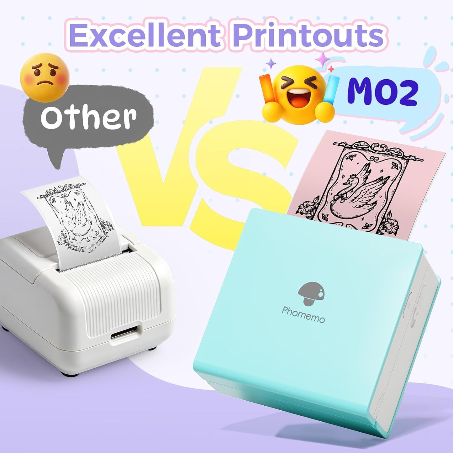 Multicolor Self-Adhesive Thermal Paper, Glossy Printable Sticker Paper Label for  M02/M02 Pro/M02S/P2S/M04S Mini Sticker Printer, 50Mm X 3.5M, Diameter 28Mm, 3-Rolls
